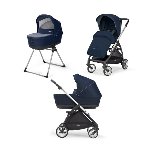 Коляска Electa System 2 в 1 на шасси Electa Silver Black