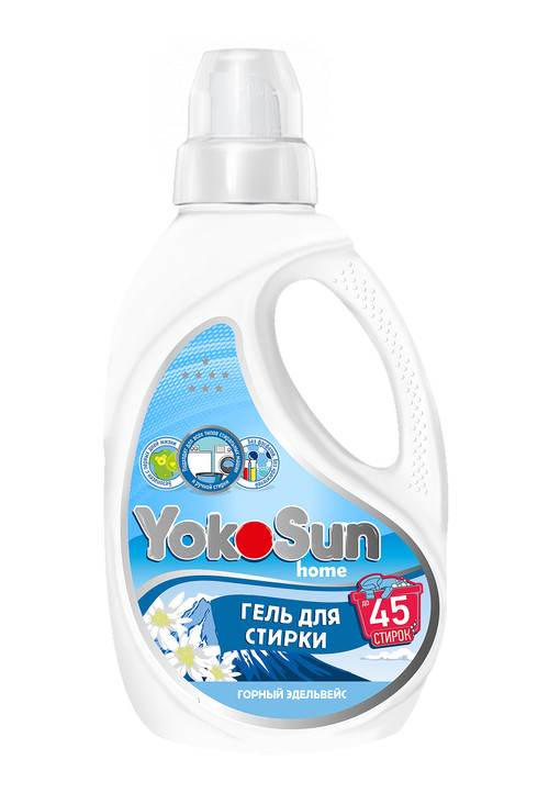 Гель для стирки YokoSun, Горный эдельвейс, 1л