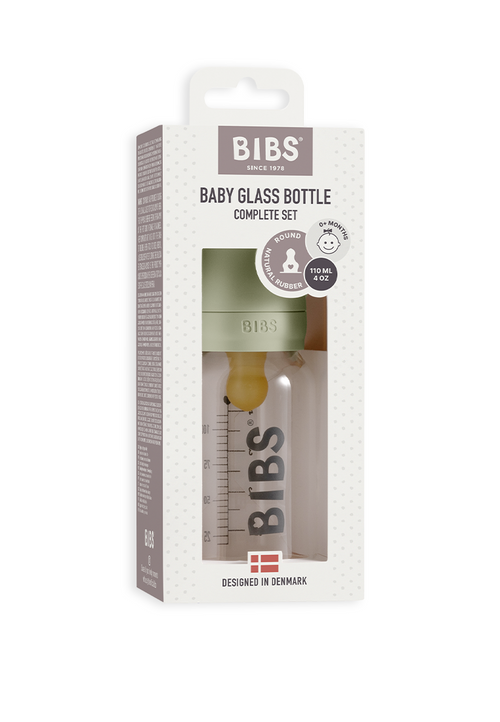 Бутылочка в наборе BIBS Complete Set - Sage, 110 мл
