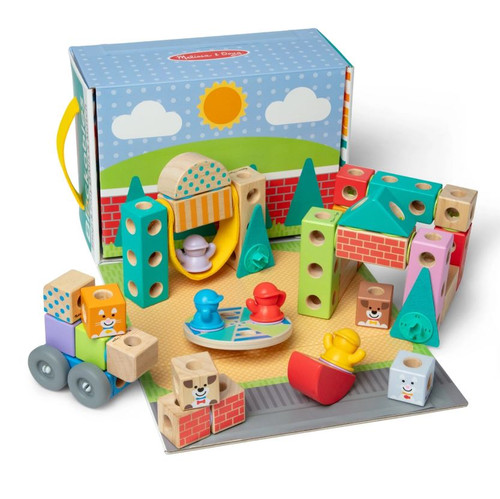 Конструктор деревянный Город Melissa&Doug