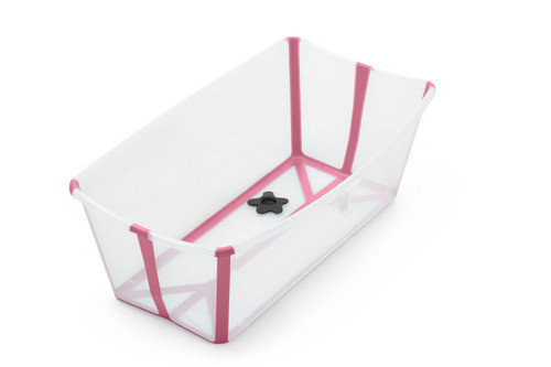 Ванночка складная Flexi Bath Transparent Pink