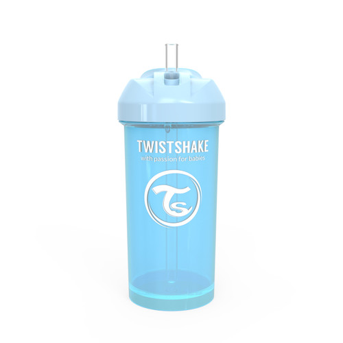 Поильник Twistshake Straw Cup синий 360 мл