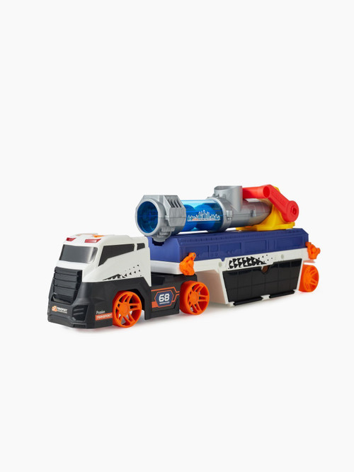 Игрушка грузовик с пушкой и машинками CANNON TRUCK