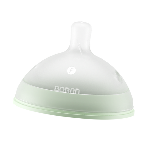 Сменная силиконовая соска для бутылочки Borrn Зеленый, быстрый поток, с 6 месяцев