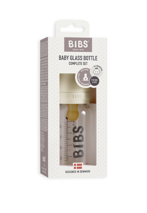 Бутылочка в наборе BIBS Complete Set - Ivory, 110 мл