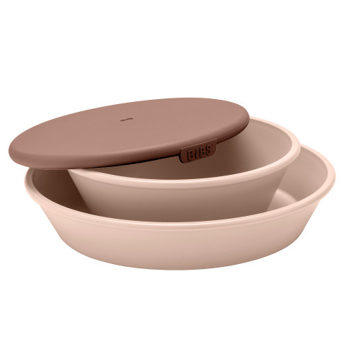 Набор тарелок с крышкой BIBS Dinner Set Blush, 2 шт.