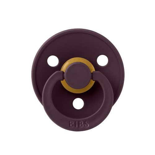 Пустышка латексная BIBS Plum, 0+ мес.