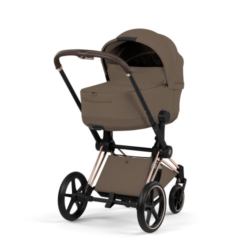Детская коляска Cybex Priam Style Rosegold 2 в 1 Coconut Brown