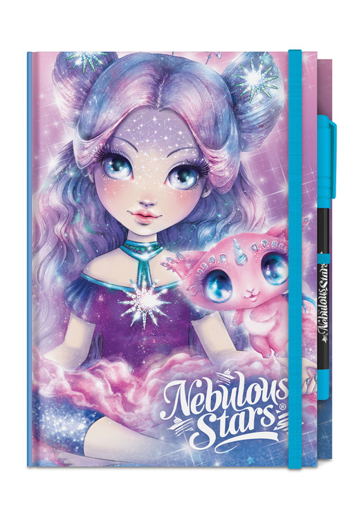 Серия: Nebulia. Блокнот в жестком переплете на резинке