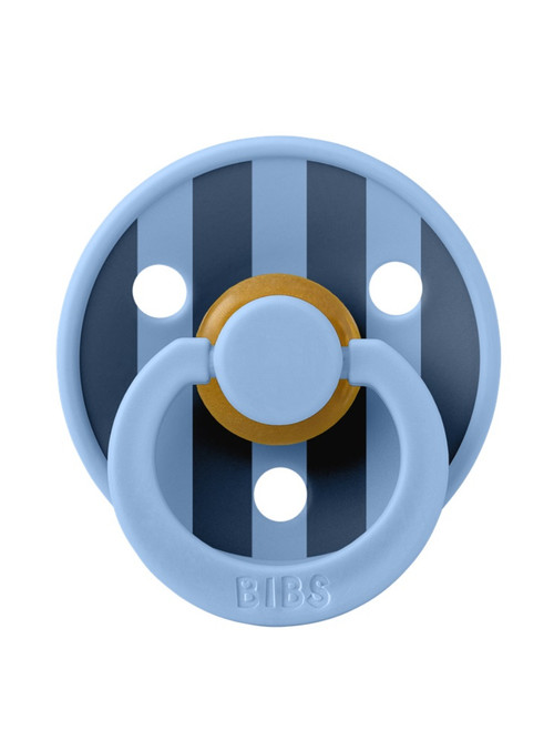 Пустышка латексная BIBS Studio Colour Block Sky Blue 6+