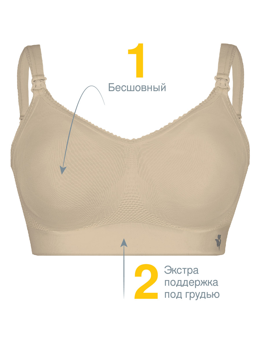 Бюстгальтер Medela для беременных и кормящих XL Белый купить