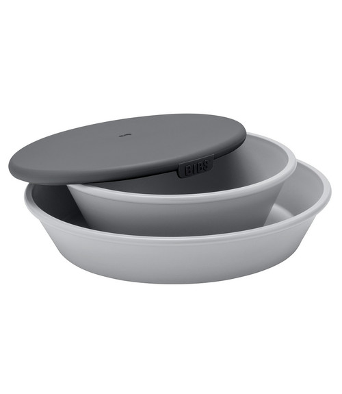 Набор тарелок с крышкой BIBS Dinner Set Cloud, 2 шт.