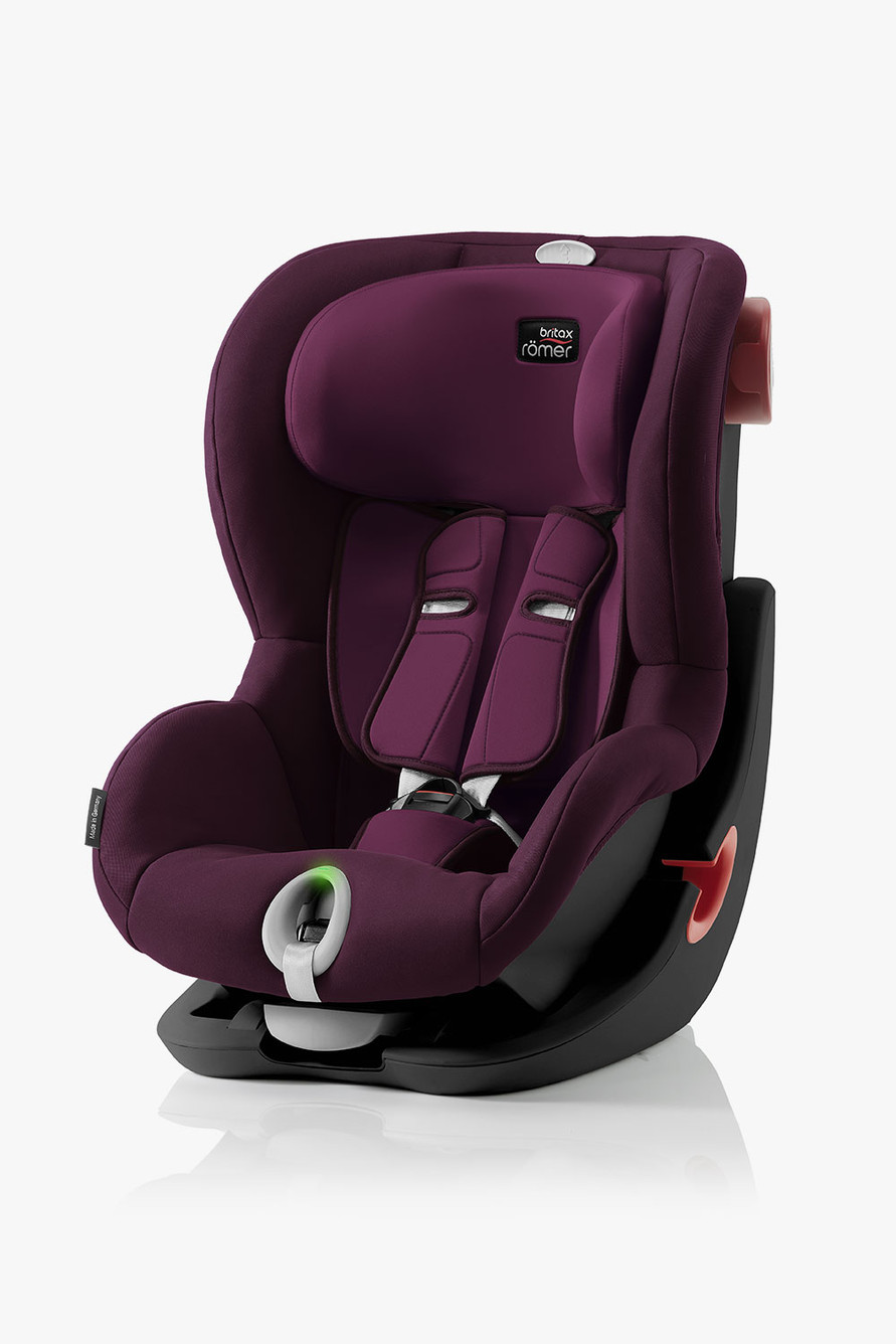 Детское автокресло King II LS Black Series Burgundy Red Trendline