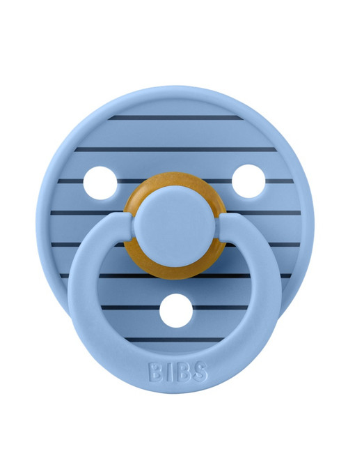 Пустышка латексная BIBS Studio Colour Pin Sky Blue 0+