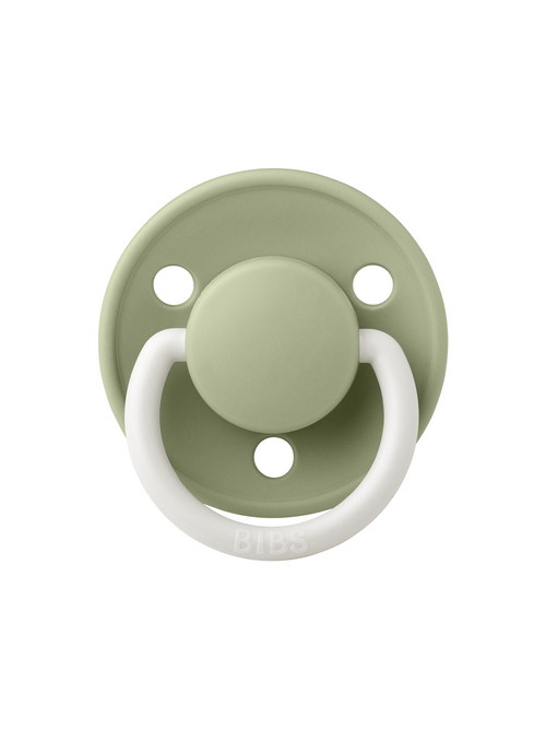 Пустышка силиконовая ночная BIBS De Lux Glow Sage, 0+ мес.