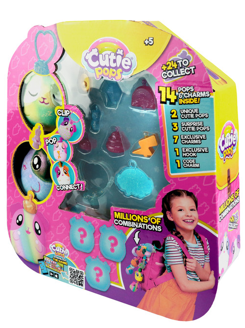 Плюшевый CUTIE POPS сюрприз, 5шт.