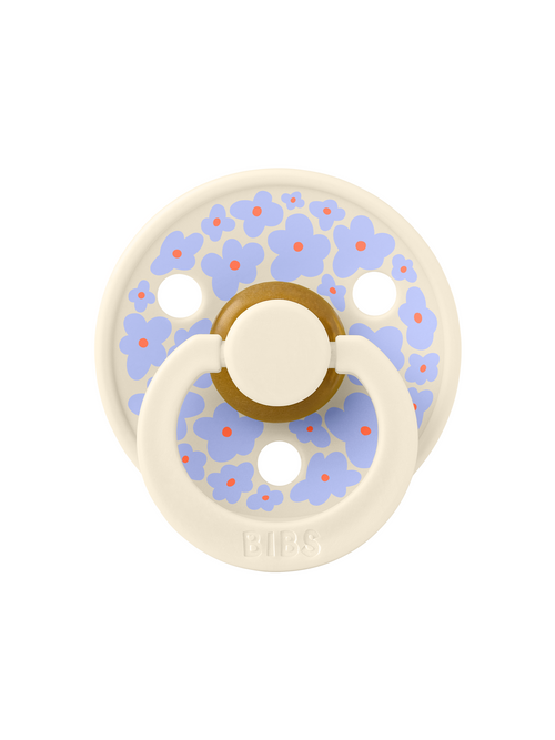 Пустышка латексная BIBS Studio Colour - Jasmine Field - Ivory, 0+ мес.
