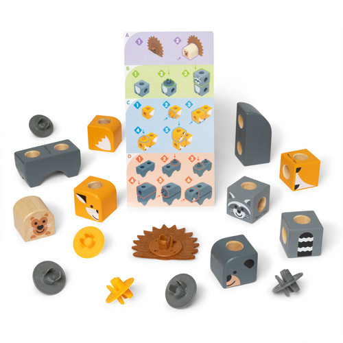 Конструктор деревянный Животные Melissa&Doug