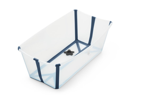 Ванночка складная Flexi Bath Transparent Blue