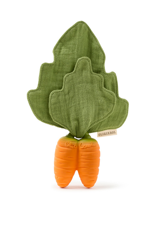 Игрушка-прорезыватель с комфортером Cathy the carrot mini doudou