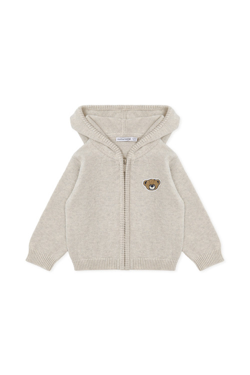 Кардиган вязаный с капюшоном