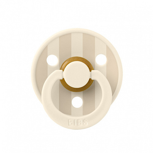Пустышка латексная BIBS Studio Colour Block Ivory Vanilla, 0+ мес.