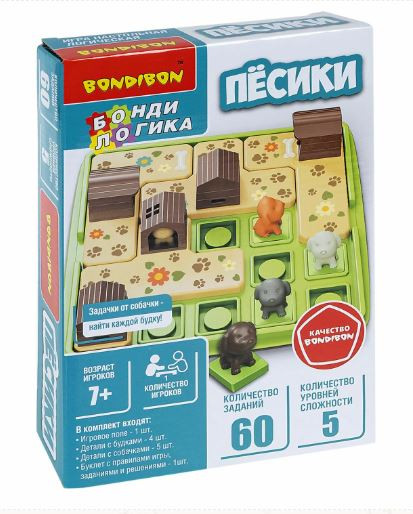 Игра настольная логическая БондиЛогика Bondibon 
