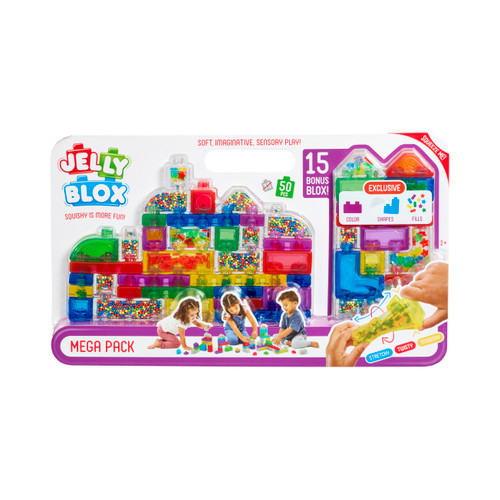 Мега-набор с контейнером Jelly Blox, 50 деталей