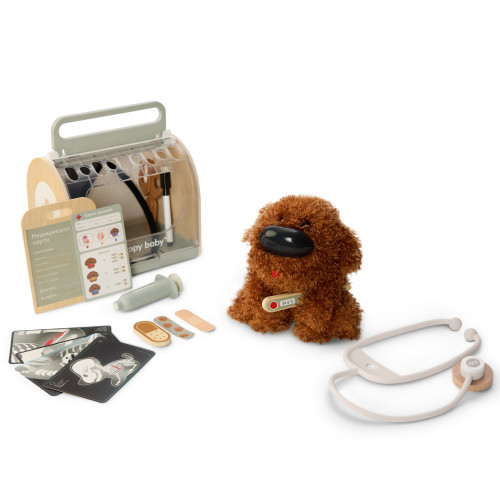 Интерактивная игрушка собачка CLINIC ZOO «КЛИНИК ЗУ»