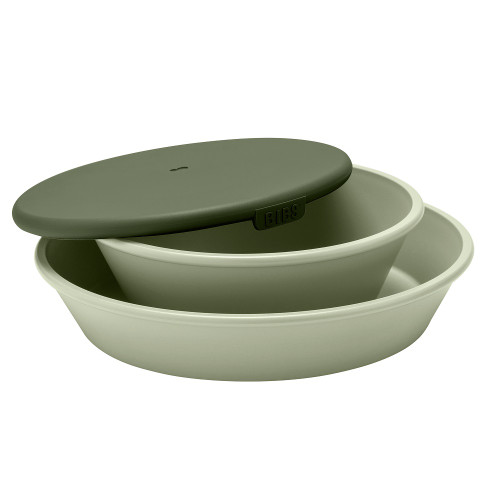 Набор тарелок с крышкой BIBS Dinner Set Sage, 2 шт.