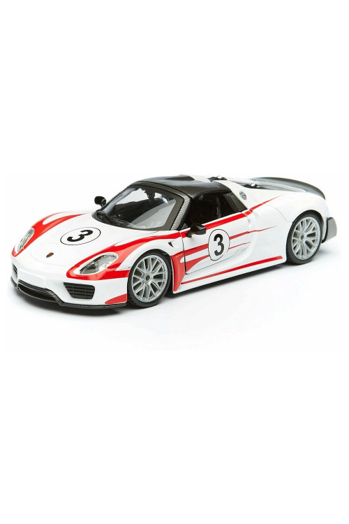 Гоночная машинка Porsche белая