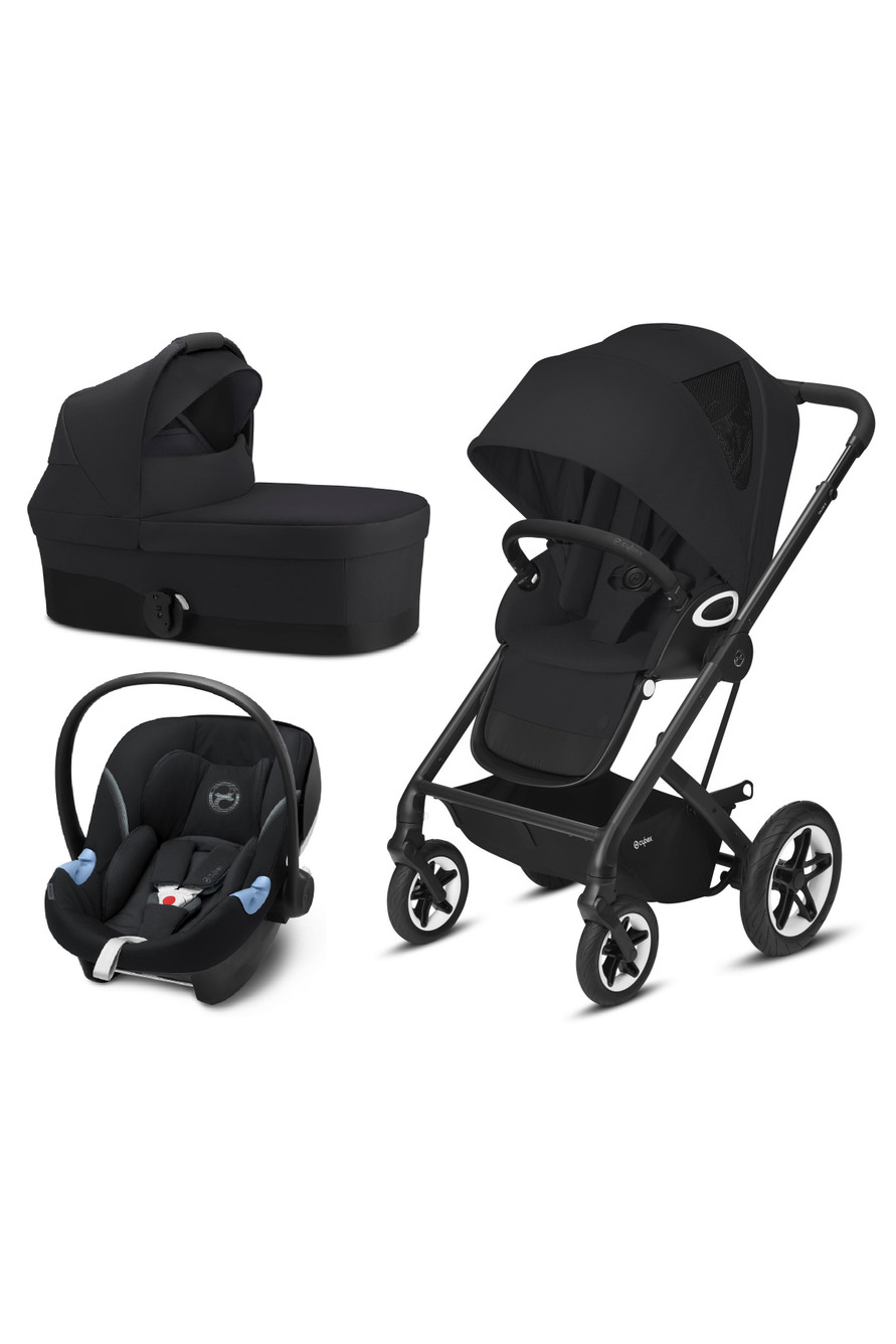 Cybex talos lux. Коляска 3в1 Cybex Balios s Lux Deep. Коляска Balios s Lux BLK 3 В 1 Deep Black ОТВВ.