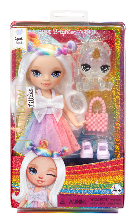 Кукла Littles Опал 15 см разноцветная с аксессуарами RAINBOW HIGH
