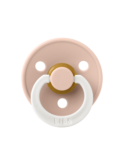 Пустышка латексная ночная BIBS Blush, 0+ мес.