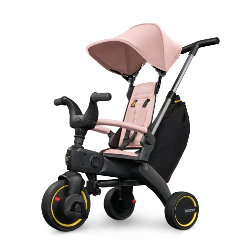 Складной трехколесный велосипед Doona Liki Trike S3 Blush Pink