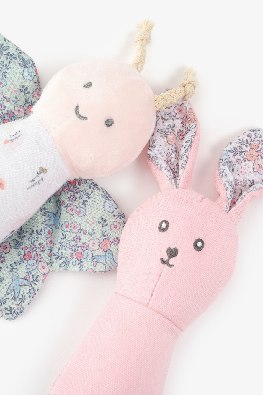 Игрушки-погремушки с пищалкой 'Зайчонок' 3 шт. Mothercare MC/UB757 от ...