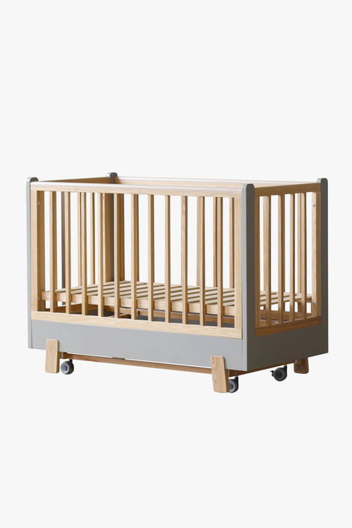 Кроватка детская ONLYBABY SCANDI, серая
