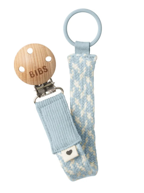 Держатель для пустышки BIBS Baby Blue/Ivory
